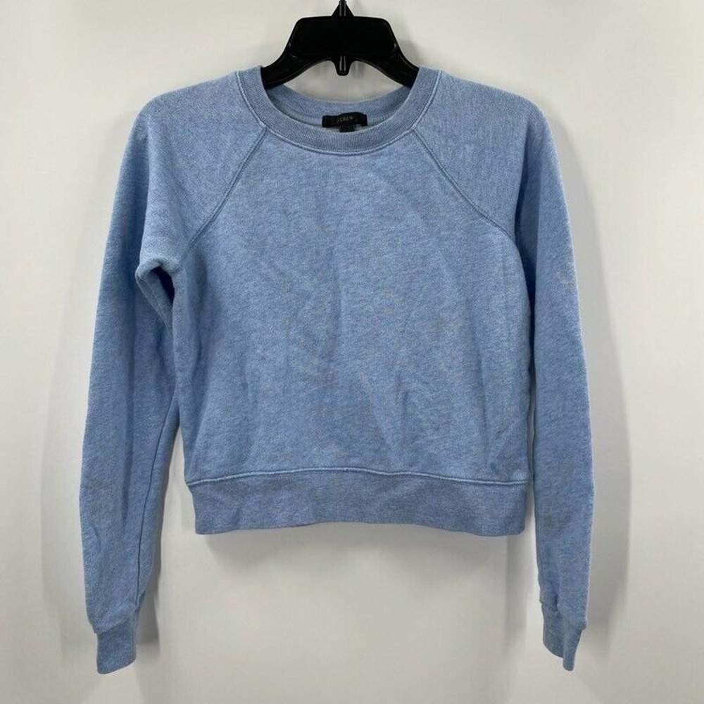 J. Crew Cropped Sweatshirt Heathered